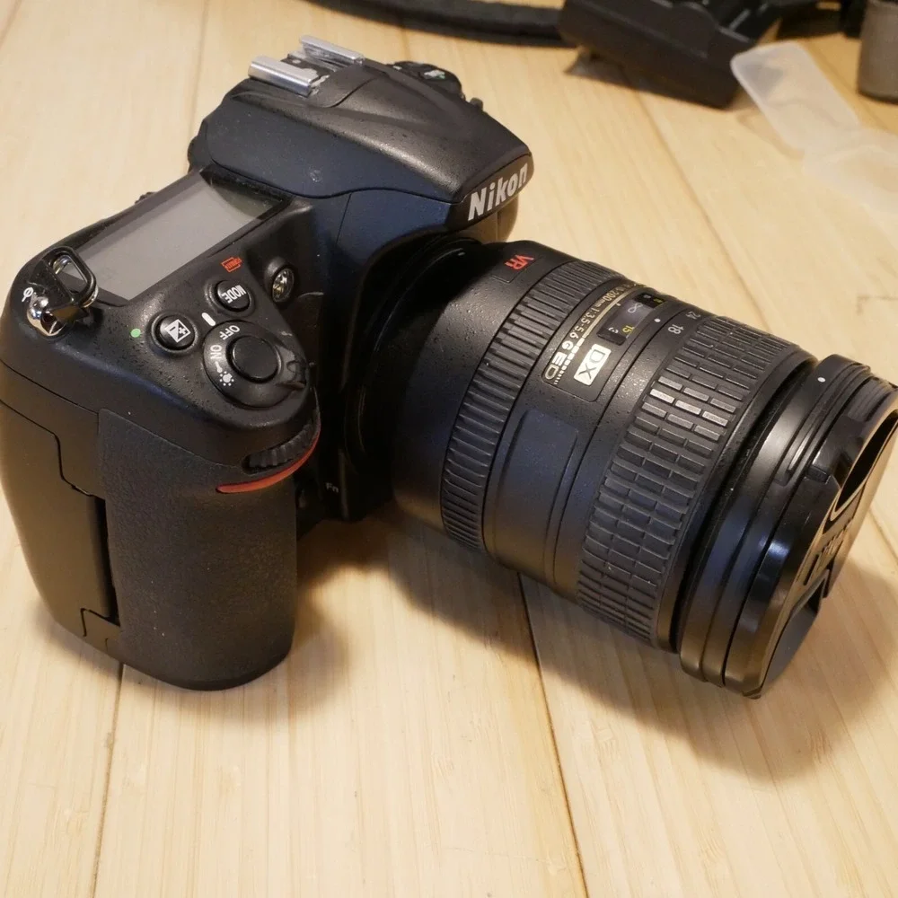 Nikon D300 Digital SLR Camera with Lens, Case, Straps, Battery, Charger, CF Card